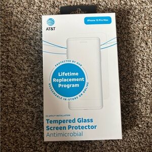 Tempered Glass Screen Protector for iPhone 15 Pro Max - Clear